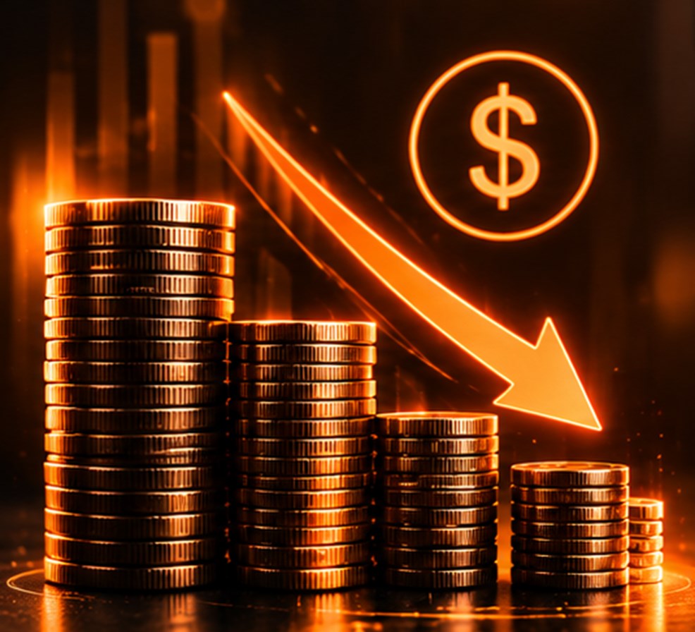 Gráfico mostrando o custo da locação menor que o da compra