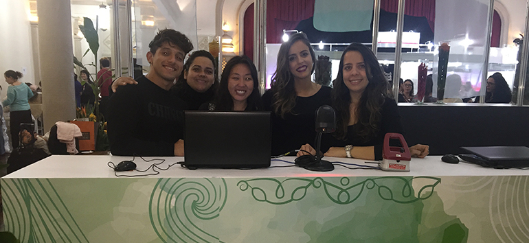 Equipe da ART Locação em operação no evento